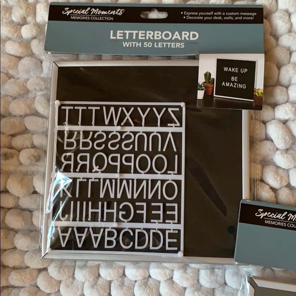 Letterboard with 50 Letters
